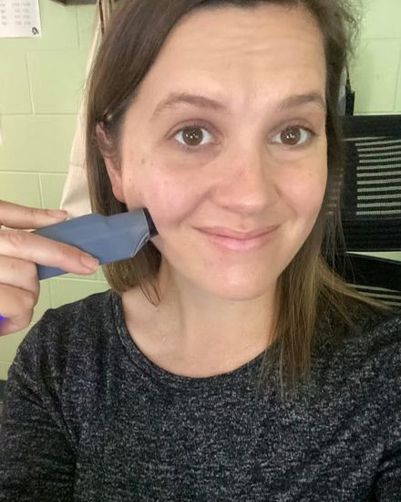 A yourTMJ Pen customer using the Pen