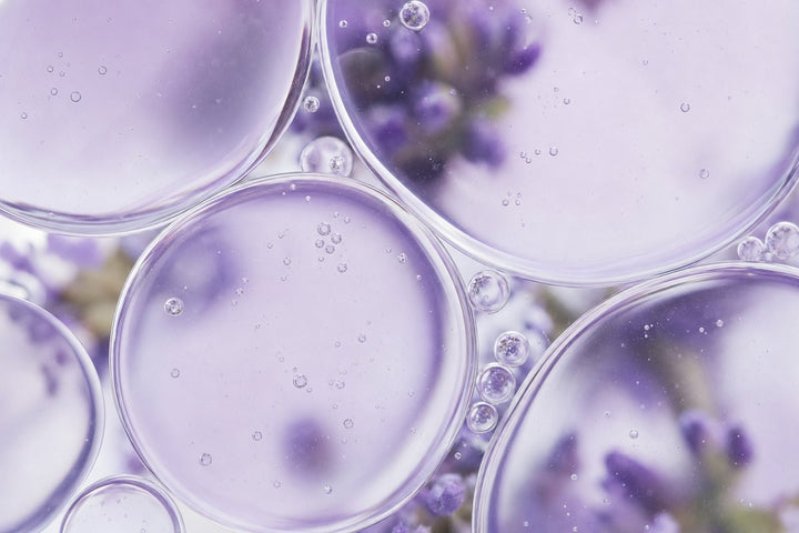 with lavender