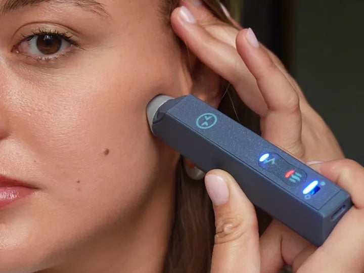 Using the yourTMJ pen along the jaw