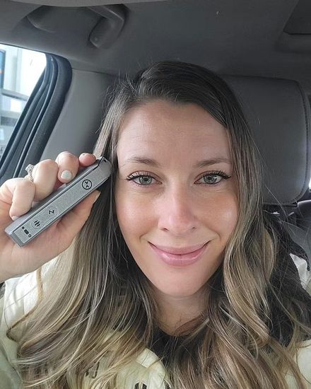 A yourTMJ Pen customer using the Pen