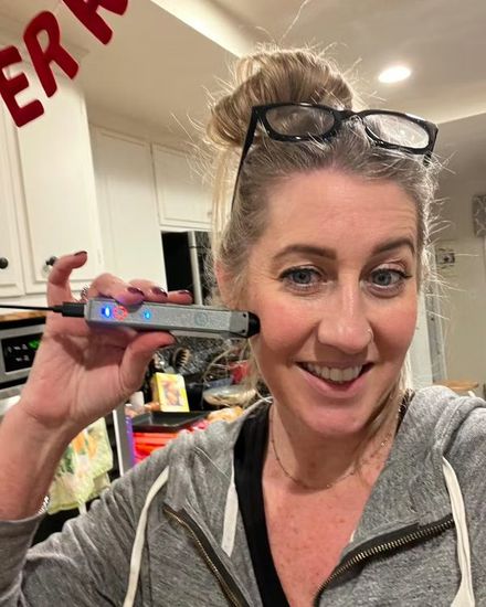 A yourTMJ Pen customer using the Pen